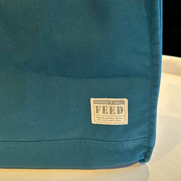 Virtually new tote bag from SEED - teal jewel tone - Picture 2 of 4